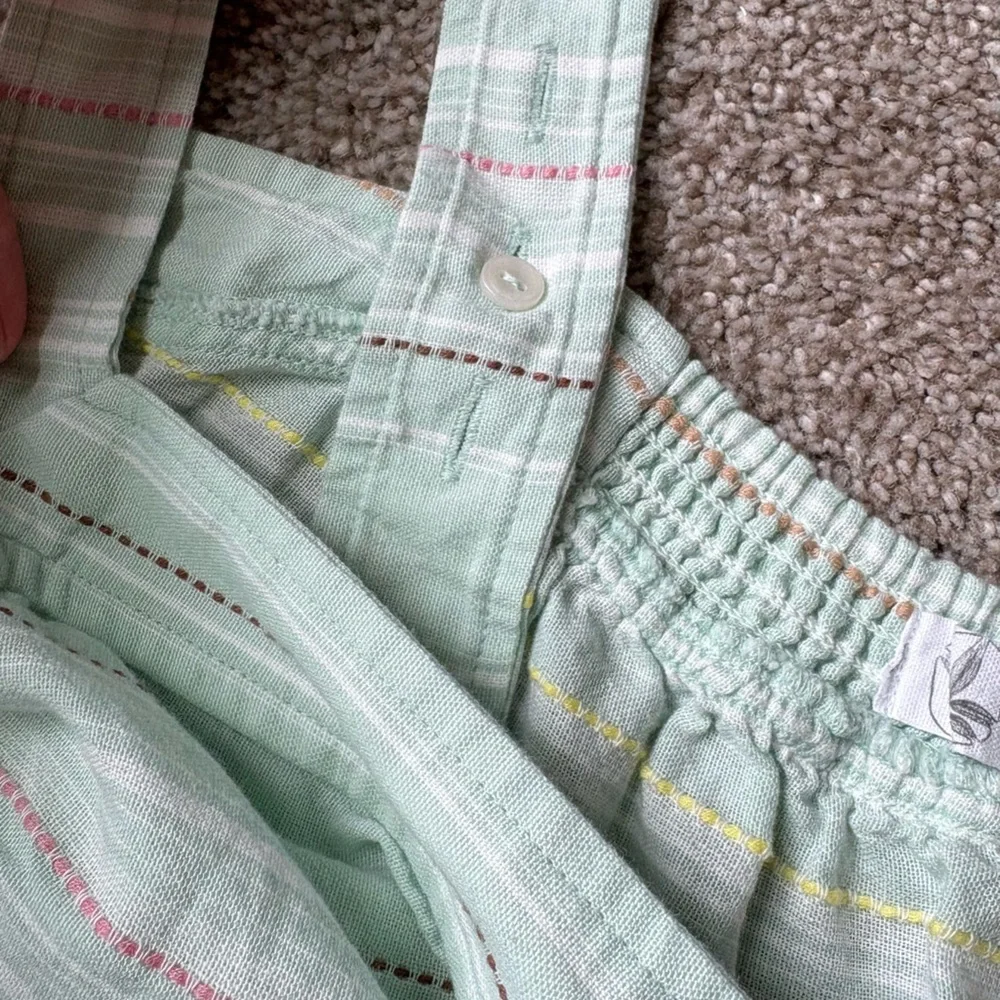 Carve Designs Pastel Mint Striped Cotton Tank and Shorts Set - Size Small - Picture 8 of 8